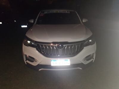 Uno de los vehículos incautados por polución sonora en Ciudad del Este.