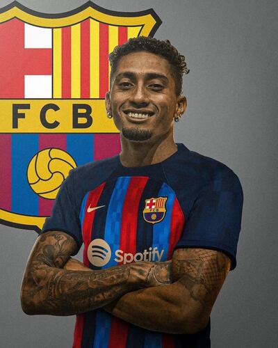 Raphinha, delantero brasileño de 25 años jugará en Barcelona.