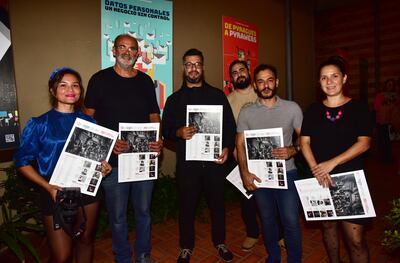 Michi Gamarra, Jorge Saenz, Alejandro Valdez, Gerardo Jara, Marcelo Sandoval y Leonor de Blas.