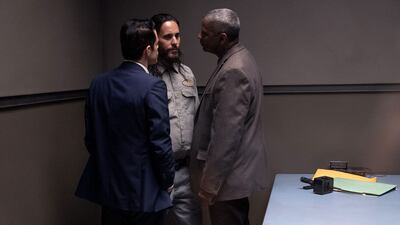 Rami Malek, Jared Leto y Denzel Washington en "Pequeños secretos".