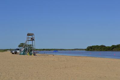 La playa Paraíso de Villa Florida, lista para su reapertura el próximo 15 de diciembre de 2021.