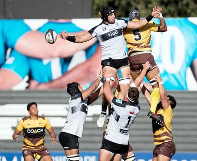 Olimpia Lions venció a Cafeteros Pro, por 51-33, en el cierre de la fase regular de la Superliga Americana de Rugby (SLAR), que se celebra en Montevideo. Foto: SLAR