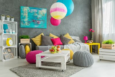 Mix de colores para decorar.