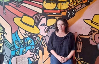 Alicia Amarilla, coordinadora nacional de la Organización de Mujeres Campesinas e Indígenas (Conamuri).