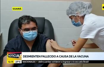 Desmienten fallecido a causa de la vacuna