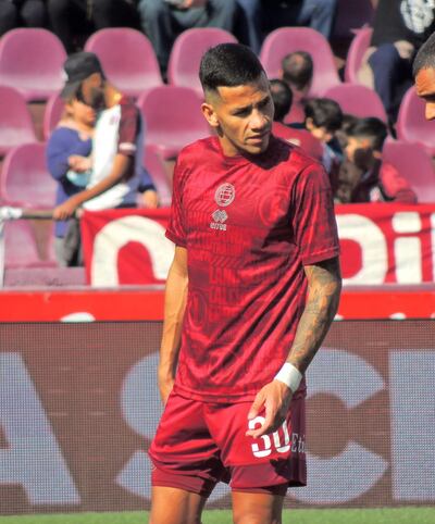 Iván Cazal, futbolista paraguayo de Lanús, que esta noche enfrenta a Tigre.