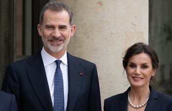 El rey Felipe VI y su esposa la reina Letizia. Ella llega hoy a nuestro país.
