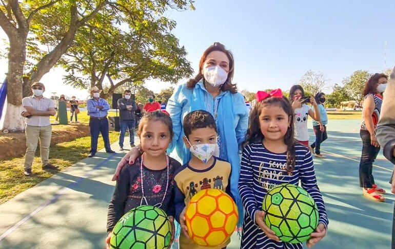 Inauguración de la Plaza Deportiva en Unión