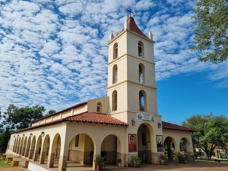 La iglesia de Ypané será el centro de las celebraciones religiosas de San Pedro Apóstol.