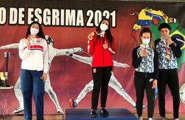 Paraguay, con Montserrat Viveros, presente en el podio sudamericano.