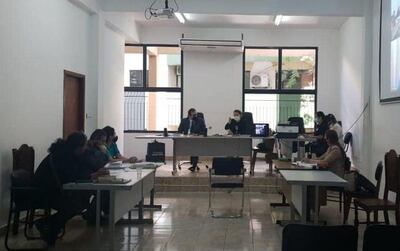 El juicio oral y público se desarrolló ayer en el Poder Judicial de Ciudad del Este.