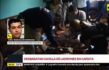 Desbaratan gavilla de ladrones en Capiatá