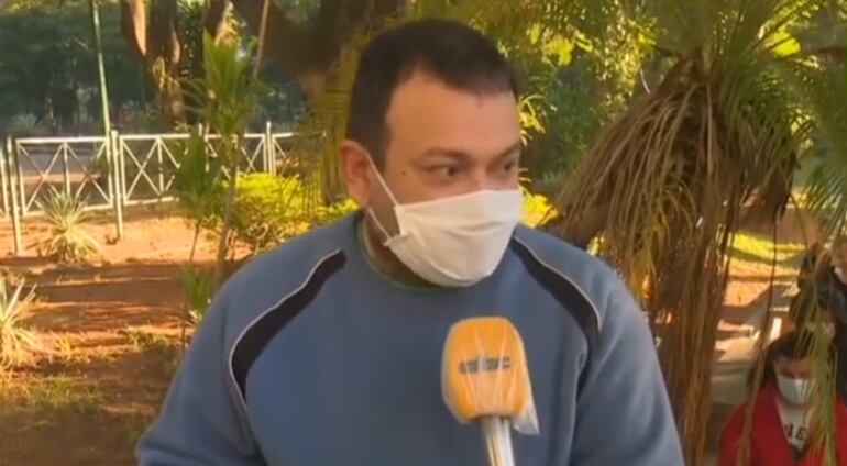 Fabián Maldonado, usuario de la ANDE