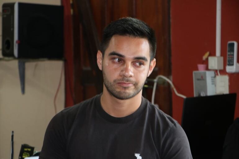 José Domingo Riveros Caballero, detenido en San Juan, líder de la narcoestructura que movía cerca de G. 400 millones en San Juan Misiones con la venta al menudeo de cocaína.