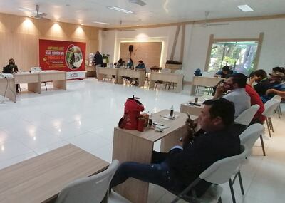 Pequeños productores se capacitaron en San Bernardino.