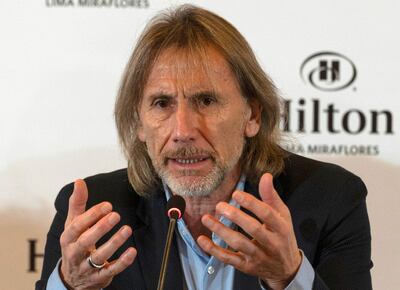 Ricardo Gareca se despidió de la selección de Perú.