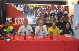 Ramón Castillo brindando detalles del evento.