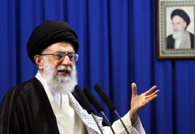 El ayatolá Alí Jamenei, líder religioso de Irán.