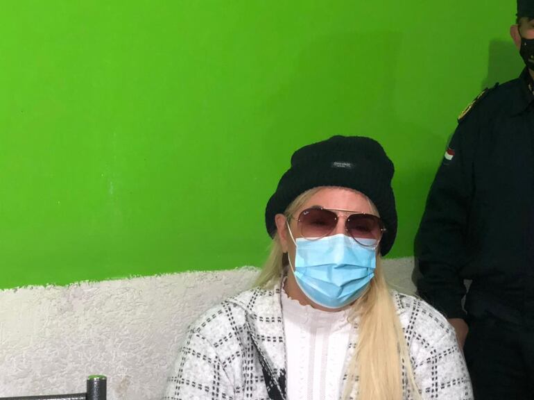 Elisa Beatriz Barreto, madre del secuestrado.