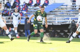 Hugo Fernández, jugador paraguayo de Defensa y Justicia.