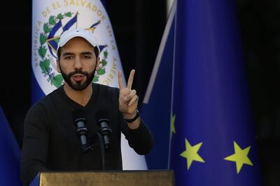 Bukele asegura que El Salvador es el país "más seguro de América Latina"ahora los jóvenes "ya no son víctimas" de la violencia. EFE/ Rodrigo Sura