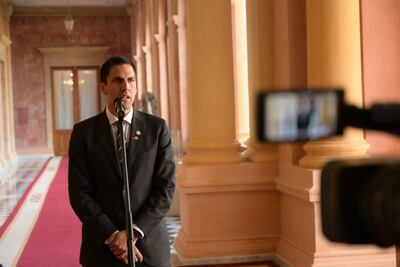 Diego Galeano Harrison, ministro de Deportes de Paraguay.