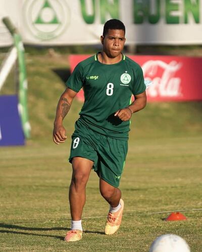 Derlis “Robinho” Mereles (21), futbolista paraguayo de Plaza Colonia de Uruguay.