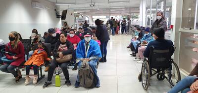 Unos 500 a 600 pacientes por día acuden a los consultorios del Hospital Regional de Ciudad del Este.