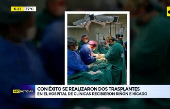 Video: Con éxito se realizaron dos trasplantes simultáneos