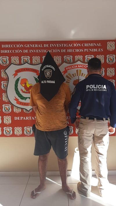 Alex Omar Cabral González fue detenido durante el allanamiento de su domicilio.