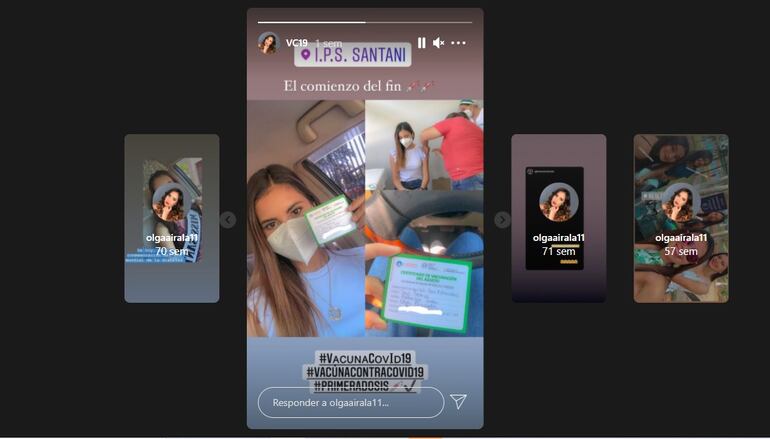 La joven se desempeña en el área de Admisión