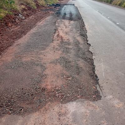 La ruta todavía no se inaugura por serias fallas que se detectaron. Vecinos esperan mejoras.