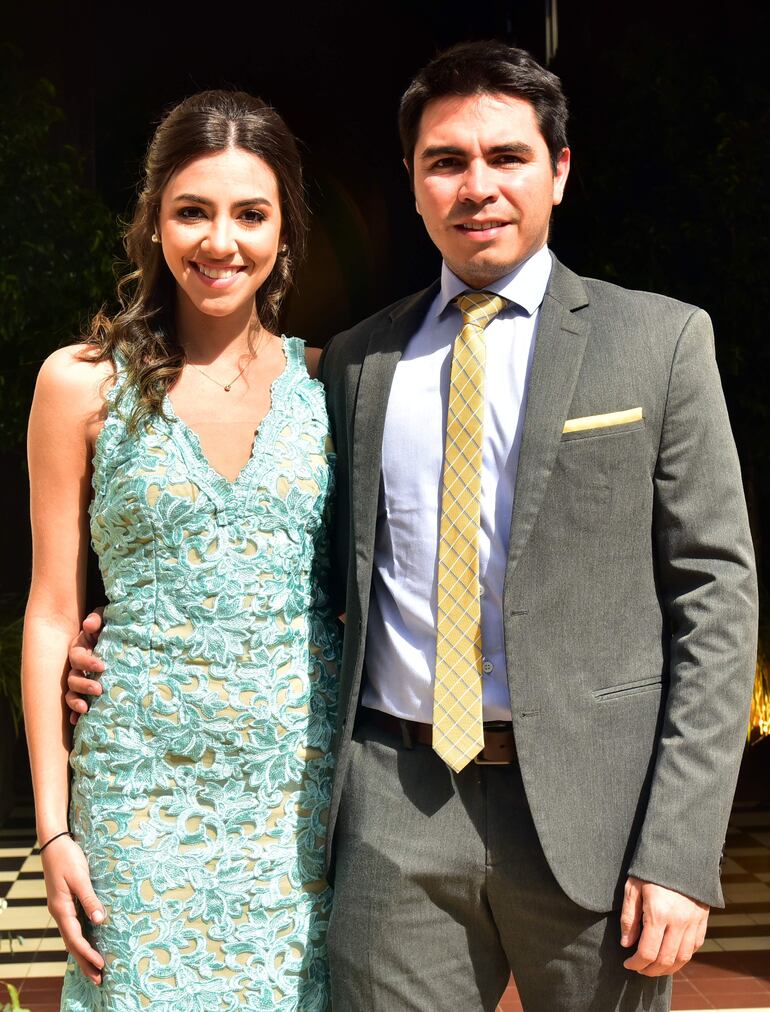 Jazmín Salomón y Martín Cabral.