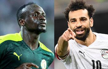 Sadio Mané y Mohamed Salah, solo uno de ellos se irá al Mundial.