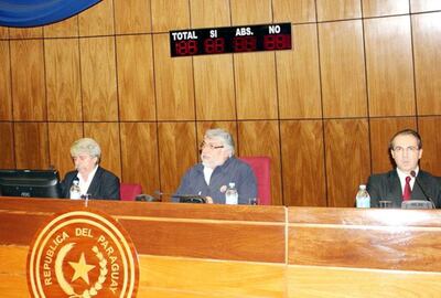 Ricardo Canese (a la izquierda) junto al expresidente Fernando Lugo.