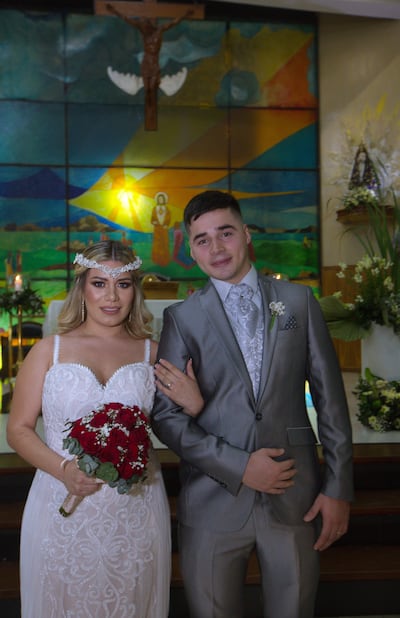 María Eugenia Pérez Larrosa y Bernard Joel Ojeda Mereles contrajeron matrimonio.