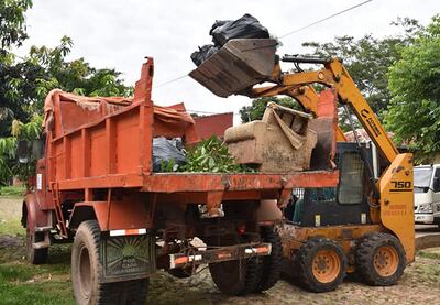 En Lambaré el servicio de  recolección de basura es tercerizado y la empresa encargada es Dorby Corporation SA.