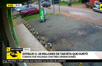 Extraen G. 28 millones de una tarjeta débito que hurtó