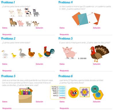Problemas sencillos de matemática