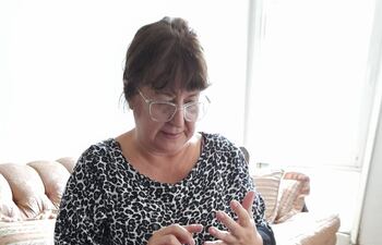 Analy Filártiga, una de las tres hijas del Dr. Joel Filártiga.
Analy Filártiga