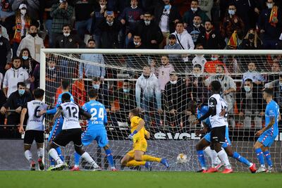 Valencia y Atlético Madrid igualaron en Mestalla