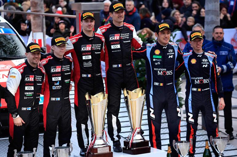 De esta forma se reflejó el podio de la 91° edición del Rally de Montecarlo que marcó el inicio del certamen.