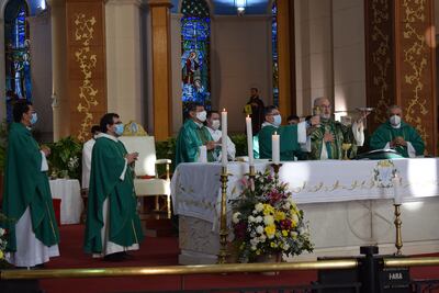 El cardenal Cristóbal López ofició este domingo la misa en la Basílica de Caacupé.