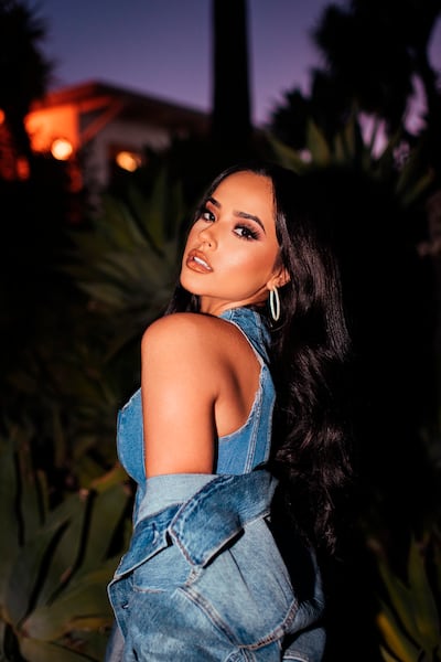 La cantante estadounidense Becky G.