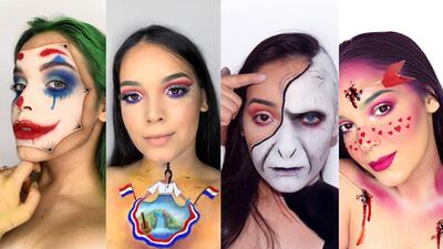 Antonella Valdez (21), profesional en make up social y artístico, demuestra que el arte de maquillar no solo se enfoca en la belleza.