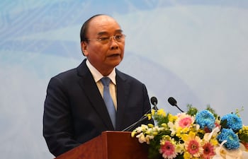 Nguyen Xuan Phuc, presidente renunciante de Vietnam.