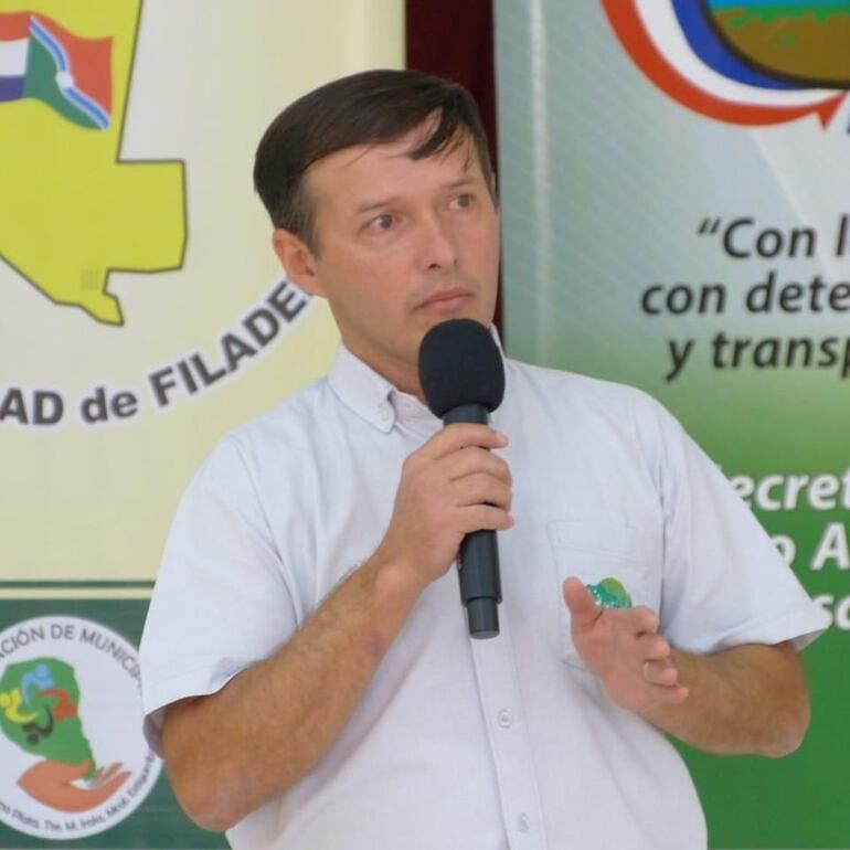 Claudelino Rodas, candidato por el Partido Alianza Para Todos a la intendencia de Filadelfia