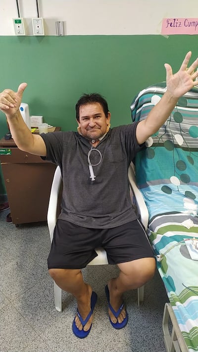 Emiliano Nuñez, de 54 años, ya salió de alta.