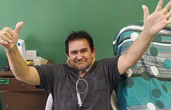 Emiliano Nuñez, de 54 años, ya salió de alta.