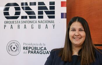 Lla violinista y docente María Victoria Sosa Zárate es la directora interina de la OSN.